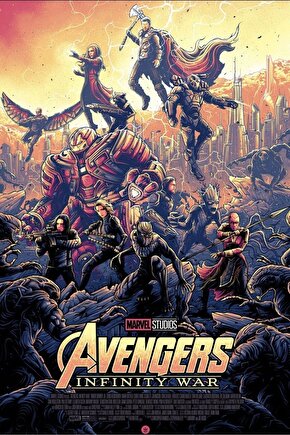 Avengers Infinity War (2018) 0004 ( FOLYO ) - AFİŞ - POSTER-1507