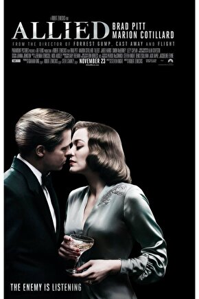 Allied (2016) ( FOLYO ) - AFİŞ - POSTER-1268