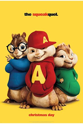 Alvin and the Chipmunks The Squeakquel (2009) 3 ( FOLYO ) - AFİŞ - POSTER-1286