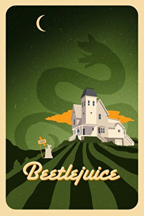 Beetlejuice (1988) 2 ( FOLYO ) - AFİŞ - POSTER-1722