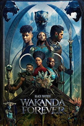 Black Panther Wakanda Forever (2022) 6 ( FOLYO ) - AFİŞ - POSTER-1801