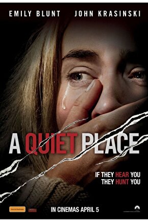 A Quiet Place (2018) 0002 ( FOLYO ) - AFİŞ - POSTER-1120