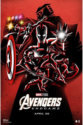 Avengers Endgame (2019) 0003 ( FOLYO ) - AFİŞ - POSTER-1471