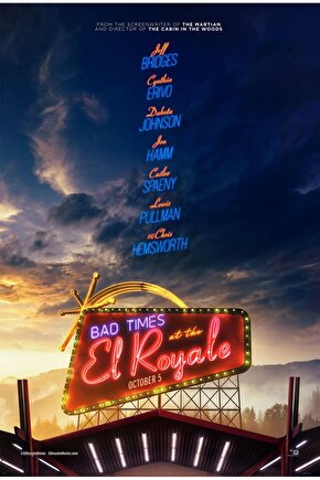 Bad Times at the El Royale (2018) ( FOLYO ) - AFİŞ - POSTER-1585