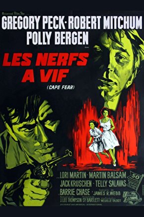 Cape Fear (1962) 1 ( FOLYO ) - AFİŞ - POSTER-1958