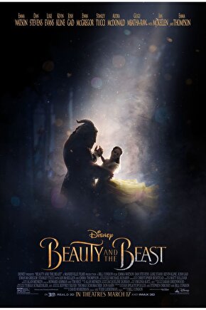 Beauty and the Beast (2017) 0002 ( FOLYO ) - AFİŞ - POSTER-1711