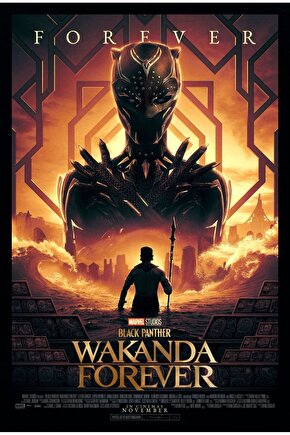 Black Panther Wakanda Forever (2022) 4 ( FOLYO ) - AFİŞ - POSTER-1799