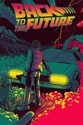 Back to the Future (1985) 2 ( FOLYO ) - AFİŞ - POSTER-1555