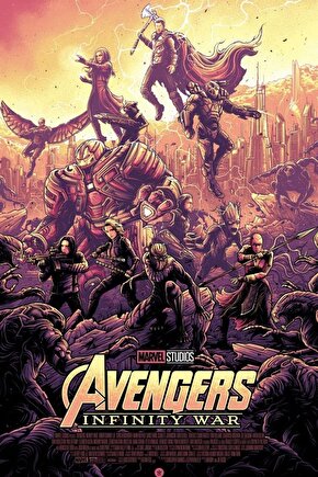 Avengers Infinity War (2018) 0003 ( FOLYO ) - AFİŞ - POSTER-1506