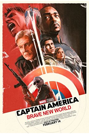 Captain America Brave New World (2025) 0006 ( FOLYO ) - AFİŞ - POSTER-1965