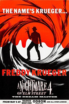 A Nightmare on Elm Street 4 The Dream Master (1988) ( FOLYO ) - AFİŞ - POSTER-1110