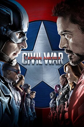 Captain America Civil War (2016) 2 ( FOLYO ) - AFİŞ - POSTER-1971