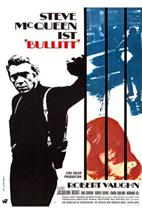 Bullitt (1968) 1 ( FOLYO ) - AFİŞ - POSTER-1936