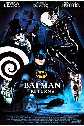 Batman Returns (1992) 2 ( FOLYO ) - AFİŞ - POSTER-1656