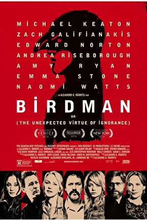 Birdman (2014) 13 ( FOLYO ) - AFİŞ - POSTER-1768