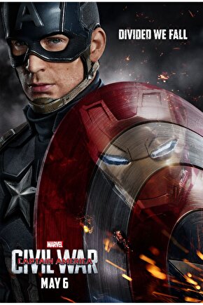 Captain America Civil War (2016) 12 ( FOLYO ) - AFİŞ - POSTER-1978