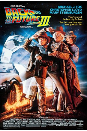 Back to the Future Part III (1990) 2 ( FOLYO ) - AFİŞ - POSTER-1568