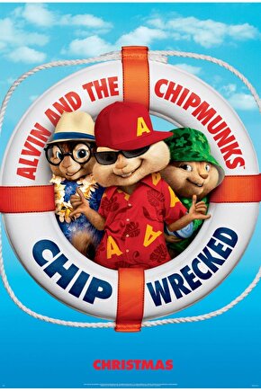 Alvin and the Chipmunks Chipwrecked (2011) ( FOLYO ) - AFİŞ - POSTER-1280