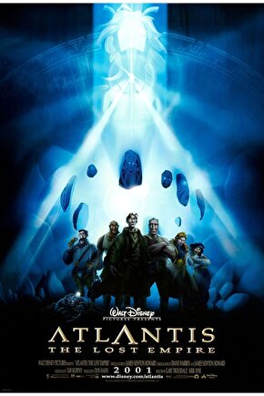 Atlantis The Lost Empire (2001) 3 ( FOLYO ) - AFİŞ - POSTER-1430