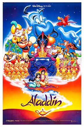 Aladdin (1992) 0004 ( FOLYO ) - AFİŞ - POSTER-1194