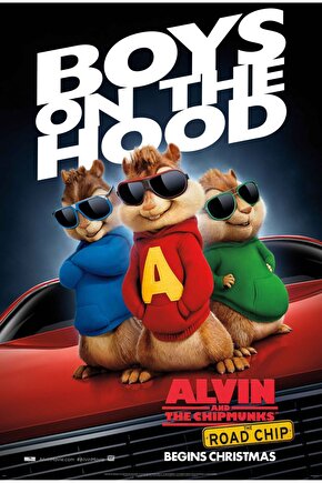 Alvin and the Chipmunks The Road Chip (2015) 7 ( FOLYO ) - AFİŞ - POSTER-1282