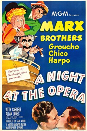 A Night at the Opera (1935) ( FOLYO ) - AFİŞ - POSTER-1104