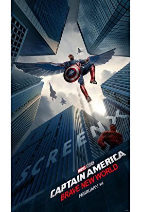 Captain America Brave New World (2025) 0001 ( FOLYO ) - AFİŞ - POSTER-1960