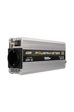 POWERMASTER PM-4509 24 VOLT - 1000 WATT MODIFIED SINUS INVERTER