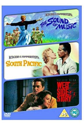 The Sound Of Music - South Pacific - West Side Story ( TÜRKÇE SES VE ALTYAZI YOKTUR ) DVD 3 Disk