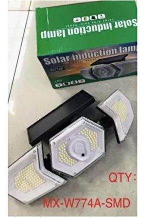 Powermaster W774a Solar Güneş Enerjılı 254 Smd Ledli 3 Modlu Beyaz Induksıyon Lambası