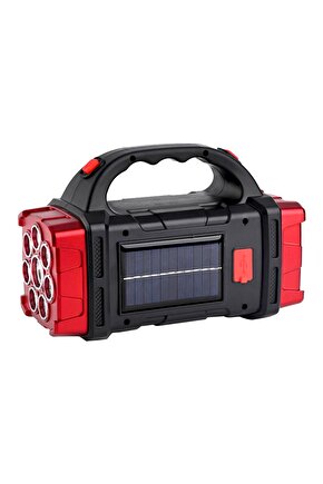 Lucestdrp Hb-1678 Solarli Usb Çikişli Şarj Edilebilir 38 Watt Kamp Feneri (4172) New