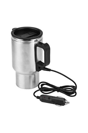 Araç Içi Su Isıtıcı Çelik Oto Kettle-termos Mug Kupa Içi Metal 12v 500ml