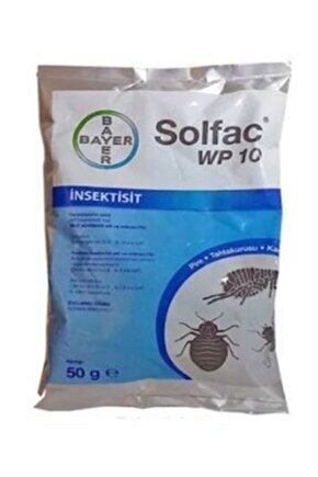 Solfac Wp 10 50 gr Pire Hamamböceği Karasinek Ilacı