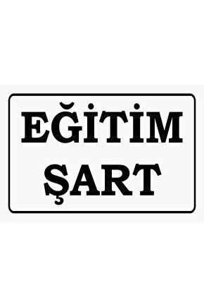 eğitim şart komik atarlı sözler duvar yazıları ev dekorasyon tablo retro ahşap poster