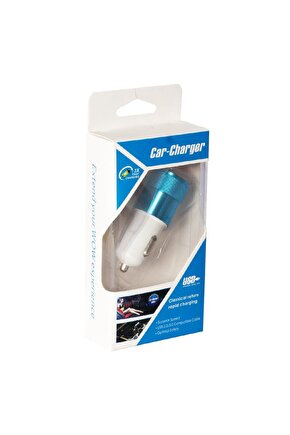 2 Usb 5 Volt 2.1 Amper Araç Çakmaklık Şarj Aleti