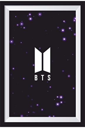 K-pop Bts Çerçeve Görünümlü Ahşap Poster-5