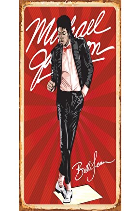 Micheal Jackson Dansı Mini Retro Ahşap Poster