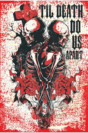 Til Death Do Us Apart Retro Ahşap Poster