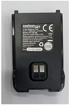 A446t Telsiz 1300 Mah Yedek Batarya Kpf67t