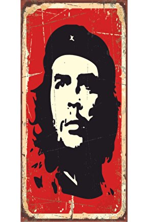 Che (10 Cm X 20 Cm) Mini Retro Ahşap Poster