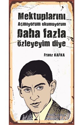 Kafka Ahşap Edebiyat Posterleri