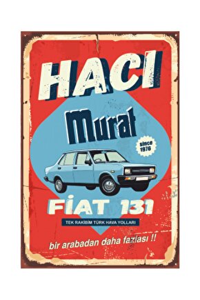 Hacı Murat 131 Klasik Araba Retro Vintage Ahşap Poster 2030003