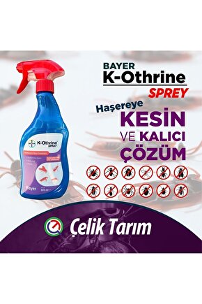 K Othrine 500ml Kullanıma Hazır Sprey Bit Pire Hamamböceği Karınca