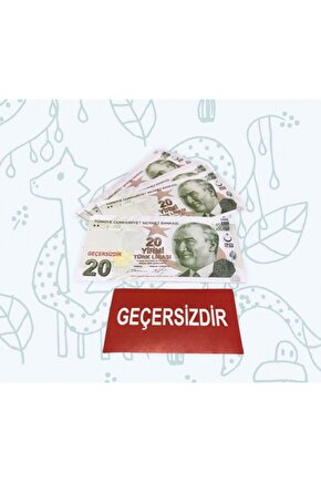 100 Adet 20 Liralık Oyuncak Para