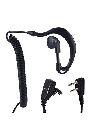 Ear Hook Pmr Aselsan A446 Uyumlu Spiral Arkalıklı Telsiz Kulaklık