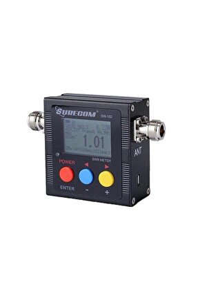 Surecom Sw-102 125-525 Mhz Vhfuhf Dijital Anten Güç Ve Swr Metre Güç Watt Metre Telsiz Surecom