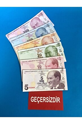 Oyun Parası Seti Toplam 150 Adet