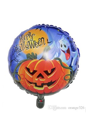 Parti Malzemeleri Happy Halloween Folyo Balon 18 inç