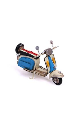 Dekoratif Metal Scooter Vintage Dekoratif Ev Ofis Hediyelik