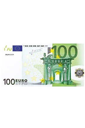 Şaka Oyun Parti Parası 1 Deste Banknot 100 Euro